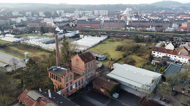 Das Maisel-Gelände in Bamberg aus der Luft