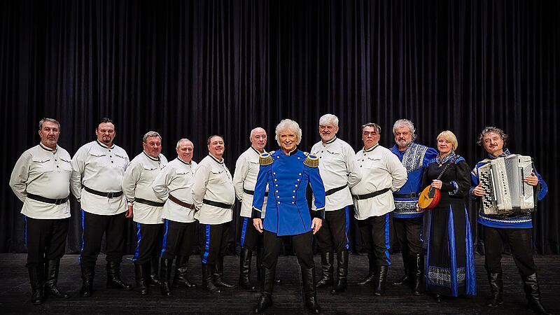 Der Schwarzmeer-Korsaken-Chor mit Peter Orloff ist auf Abschiedstournee. Der Schwarzmeer-Korsaken-Chor mit Peter Orloff ist auf Abschiedstournee.