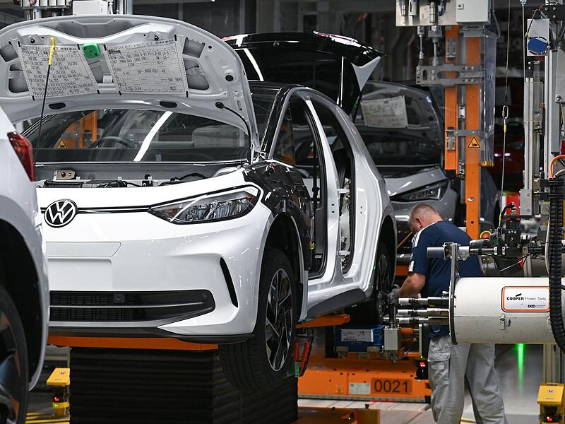 E-Fahrzeug von Volkswagen