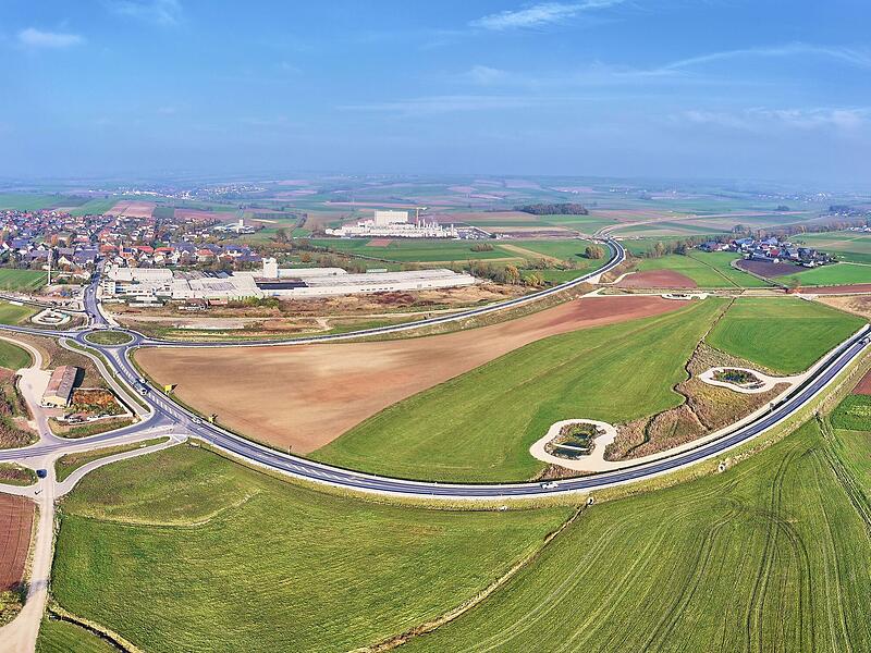 Neue Stra&szlig;en im Norden von Coburg