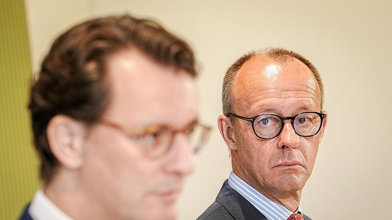 Hendrik W&uuml;st und Friedrich Merz