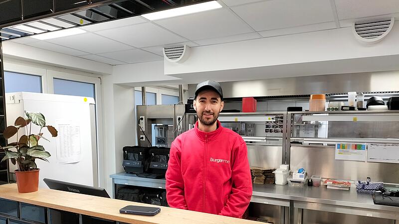 Hamza Haddouche leitet seit kurzem die Bamberger Burgerme-Filiale in der Memmelsdorfer Straße.