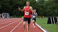 Einen Titel zu bejubeln wie hier bei der bayerischen Meisterschaft vor einer Woche gab es für Noah Möller beim IStaF in Berlin nicht, dafür sammmelte er jede Menge neue Erfahrungen.