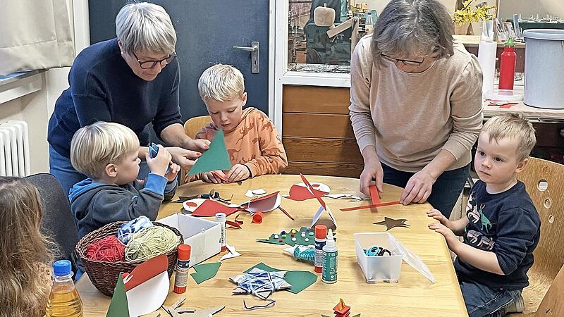 W&auml;hrend die Eltern den Adventszauber besuchen konnten, betreute das Team der K&Ouml;B Ramsthal die Kinder.