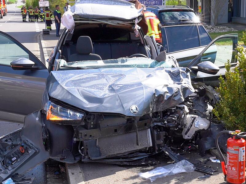 Schweren Verkehrsunfall in Nabburg