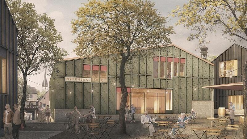 Das Kulturzentrum auf dem &bdquo;B&auml;ren&ldquo;-Areal aus Sicht der Planer.