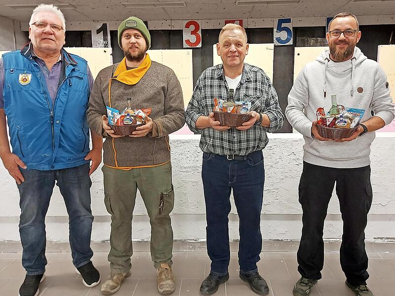 Günter Fröhlich, Rico Leipold, Klaus Schmitt und Philipp Heß (v.l.).