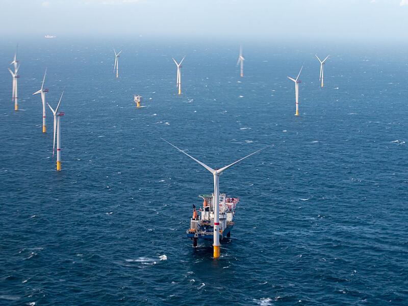 Windpark in der Nordsee