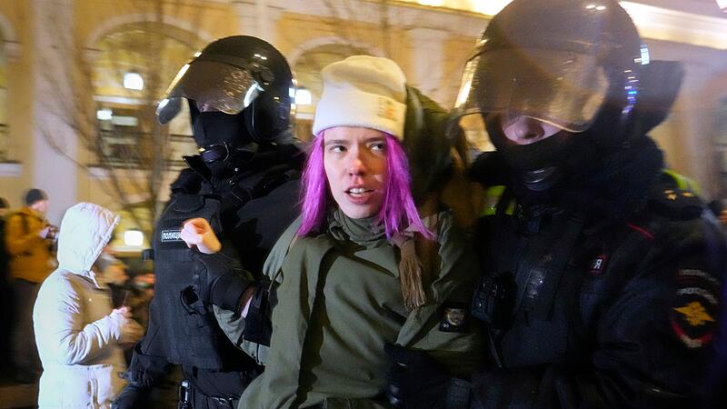 Demonstration in St. Petersburg