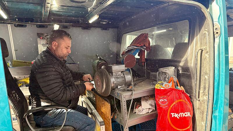 Das Schleifen umfasst mehrere Arbeitsschritte.