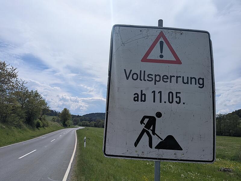 Sperrung Grafendobrach
