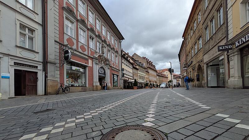 Die Lange Stra&szlig;e in Bamberg ist seit Jahren Gespr&auml;chsthema