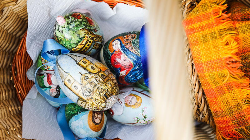 Osterei von Edith McMinn aus BambergEchte &bdquo;Ei-Catcher&ldquo;: Ostereier von Edith McMinn aus Bamberg