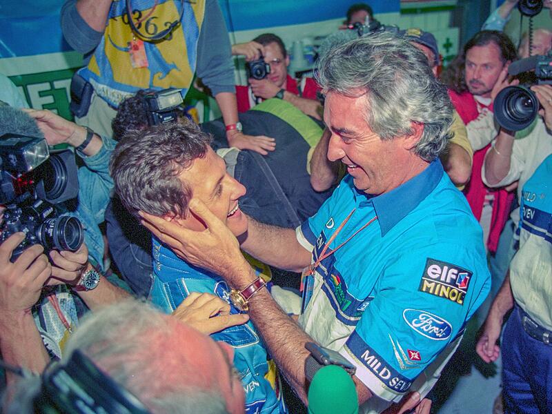 Michael Schumacher und Flavio Briatore