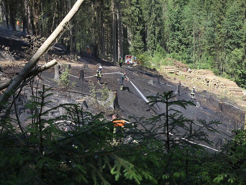 Brand bei Nordhalben