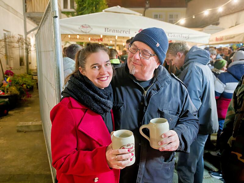 Gute Stimmung und jede Menge los beim Bockbieranstich der Brauerei Spezial in Bamberg
