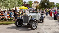 Zieleinlauf am Sonntagnachmittag am Kurgarten in Bad KissingenFranken Classic 2026