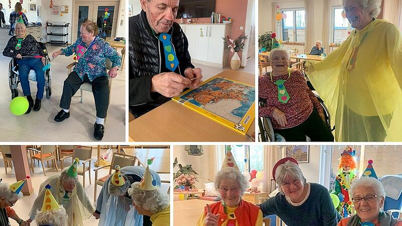 Buntes Faschingstreiben in der Diakonie-Tagespflege M&uuml;hlenpark.