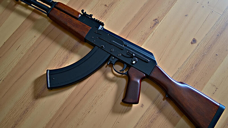 Ein Sturmgewehr des Typs AK 47 &ndash; hier ein Symbolfoto &ndash; hat ein Mann aus dem Landkreis besessen. Daf&uuml;r erhielt er jetzt vor dem Amtsgericht Kulmbach eine harte Strafe.