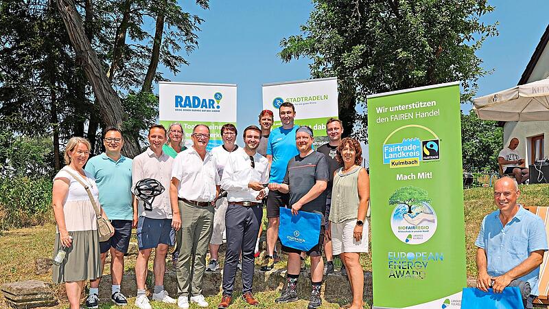 Am Sonntag fiel in Schwarzach der Startschuss f&uuml;r das Stadtradeln.Bj&ouml;rn Karnst&auml;dt/Landratsamt