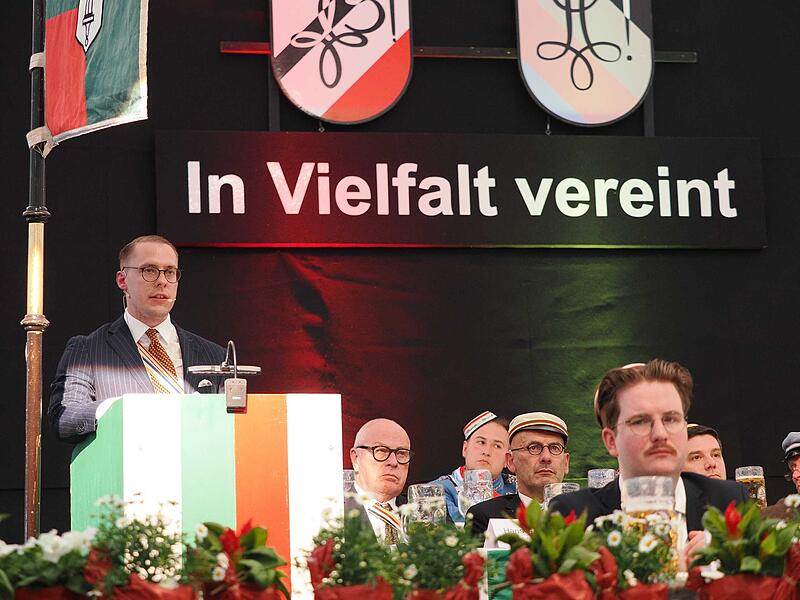 Festkommers des Coburger Convents beim Pfingstkongress 2025 - hier: Festredner Leroy Ehlers