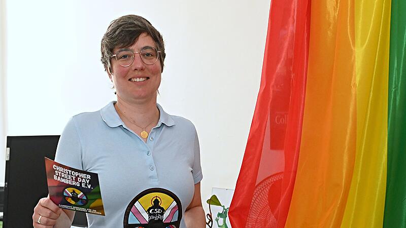 Lena Nusser engagiert sich im Verein Christopher Street Day Bamberg.