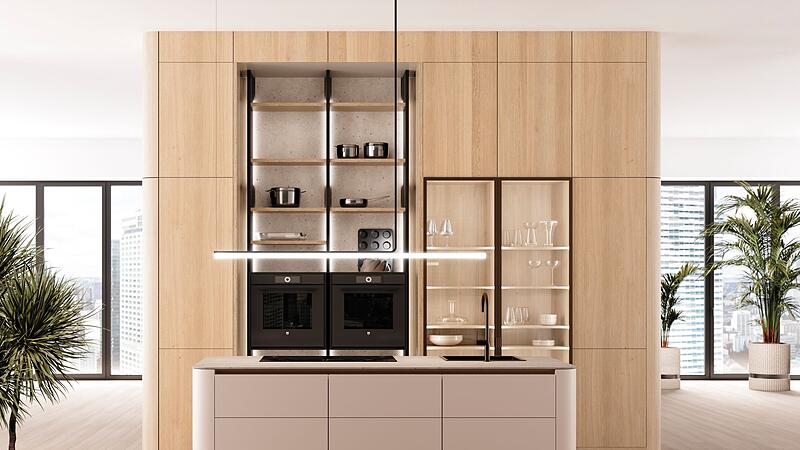 Organisch geformte Küchenmöbel Organisch geformte Küchenmöbel