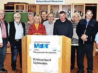 Bei der Jubil&auml;umsveranstaltung des VdK-Ortsvereins von Neuensee konnten verdiente Mitglieder geehrt werden.