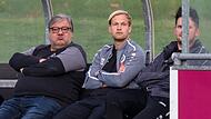 Sportvorstand Gerhard Friedrich und Trainer Jakob Engelmann haben das Ziel Landesliga mit dem SC Sylvia Ebersdorf im Blick.