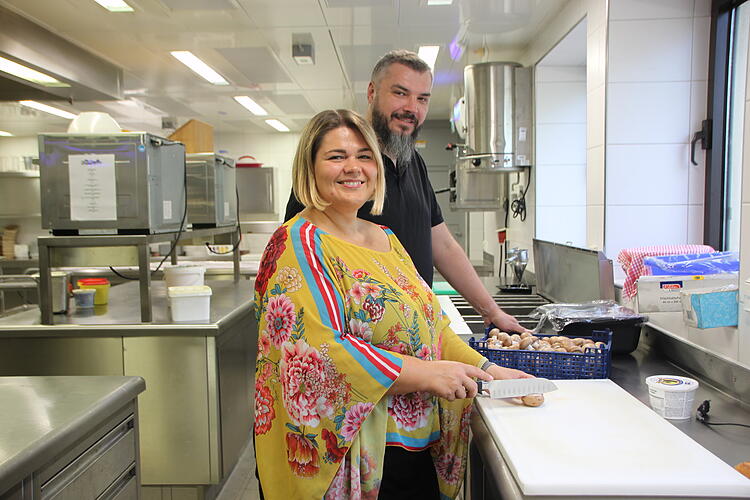 Die Neuen im Hammelburger Steakhouse: Markus Hippeli und Rafaela Falk aus Neubessingen.
