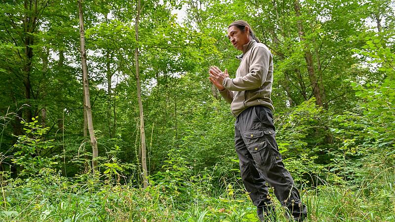 Matthias Kraft kennt die Wälder in der Fränkischen Schweiz sehr gut.Forchheim & Fränkische Schweiz