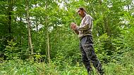 Matthias Kraft kennt die Wälder in der Fränkischen Schweiz sehr gut.Forchheim & Fränkische Schweiz