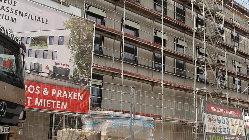 Millioneninvestition: In Heßdorf entsteht eine neue Sparkassen-Filiale.