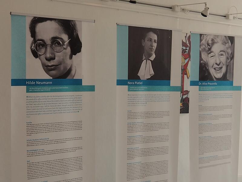 Ausstellung J&uuml;dische Juristinnen