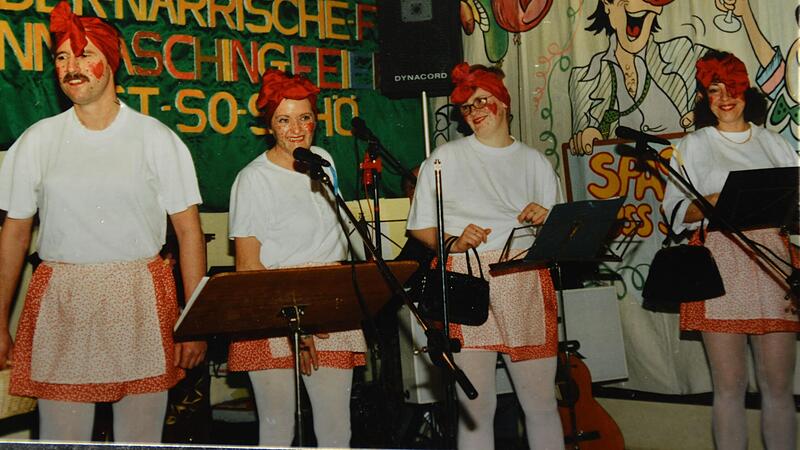 Auftritt aus früheren Zeiten.