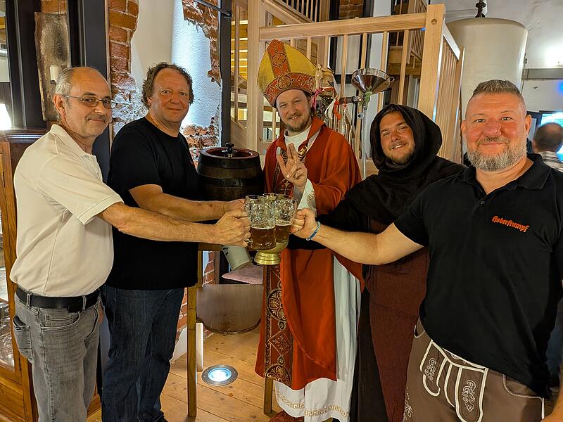 Der Bierschoff bei der Brauerei Haberstumpf Der Bierschoff bei der Brauerei Haberstumpf