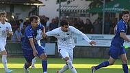 Für Aykut Civelek (am Ball) und den FC Coburg gab es am Freitagabend in Würzburg nichts zu holen.