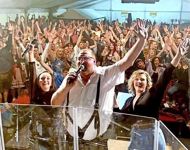 Die Musiker spielen am heutigen Freitag und morgigen Samstag beim Kronacher Freischießen in der Gamperthalle.