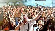 Die Musiker spielen am heutigen Freitag und morgigen Samstag beim Kronacher Freischießen in der Gamperthalle.