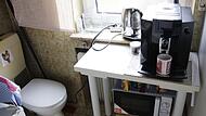 Personaltoilette, Aktenarchiv, Aufenthaltsraum und KaffeeküchePraxis Dr. Rosenbeiger. Oerlenbach