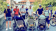 Walking Dads Seit einiger Zeit treffen sich frischgebackene Väter in Bamberg um als „Walking Dads" gemeinsam spazieren zu gehen.