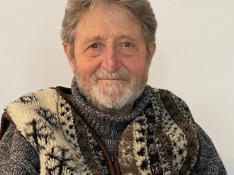 Volodymyr Proskura ist mit 84 Jahren aus seiner Heimatstadt Saporischschja geflohen. Volodymyr Proskura ist mit 84 Jahren aus seiner Heimatstadt Saporischschja geflohen.