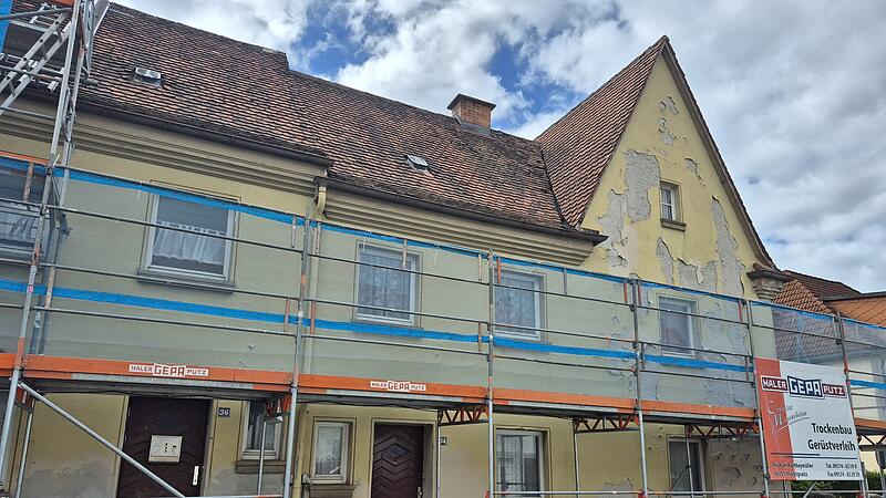 Die "gelben Häuser" in der Kaulangerstraße stehen unter Denkmalschutz Die "gelben Häuser" in der Kaulangerstraße stehen unter Denkmalschutz