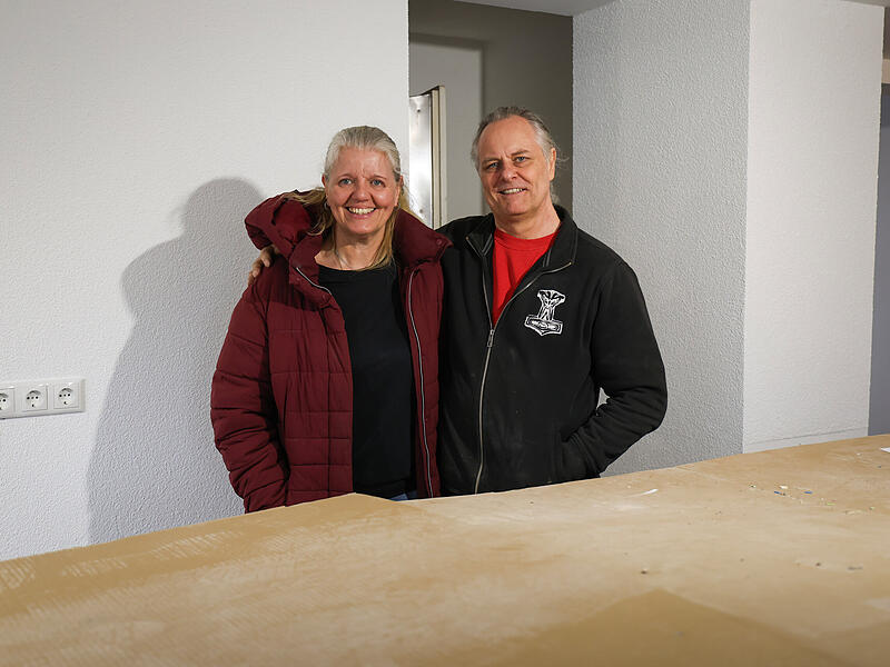 Arbeiten in Birgits Bauernst&uuml;bla laufen auf Hochtouren