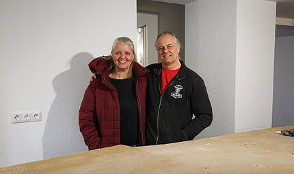 Arbeiten in Birgits Bauernst&uuml;bla laufen auf Hochtouren