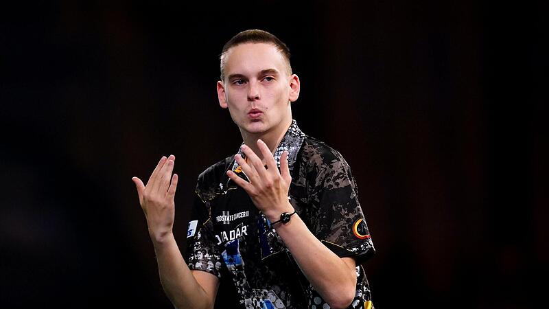 Ricardo Pietreczko hatte am Samstagnachmittag im Ally Pally eine hei&szlig;e Hand.