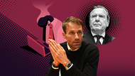 Sven Hannawald und Gerhard SchröderSven Hannawald in Bamberg über mentale Gesundheit