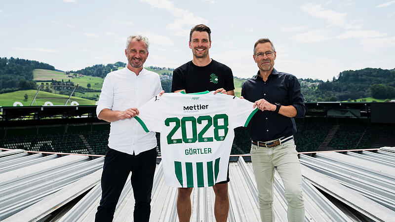 Lukas G&ouml;rtler hat seinen Vertrag beim FC St. Gallen um vier Jahre verl&auml;ngert.