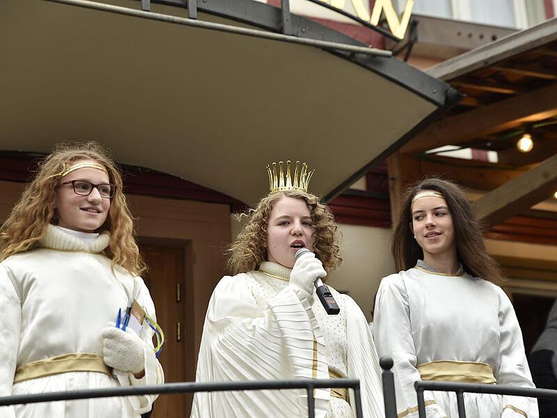 Das Christkind eröffnet in Königsberg am Sonntag den Weihnachtsmarkt.