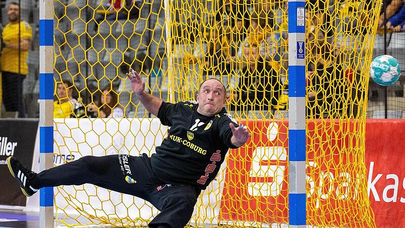 67 Paraden, eine Quote von 31,75 Prozent: Auf Coburgs Oldie Jan Kulhanek ist in dieser Saison Verlass.